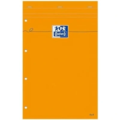 Afbeelding van Schrijfblok oxford everyday a4+ ruit 5mm 80vel 5 stuks