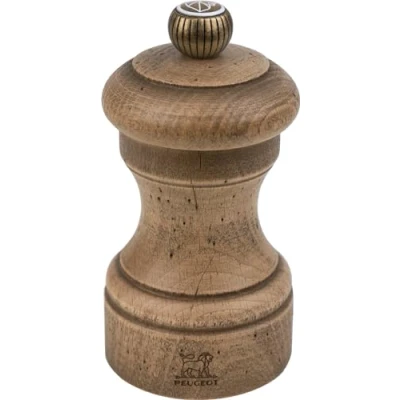 Image de Peugeot Moulin à sel manuel en bois de hêtre finition antiquaire 10 cm