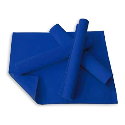 Afbeelding van Lemos Home Placemats van 4 stuks, ca. 46 x 36 cm, katoen, verschillende kleuren (blauw)