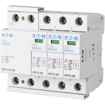 Afbeelding van Eaton 158332 SPBT12 280 3+NPE Overspanningsveilige afleider Overspanningsbeveiliging voor: Verdeelkast 1 stuk(s)