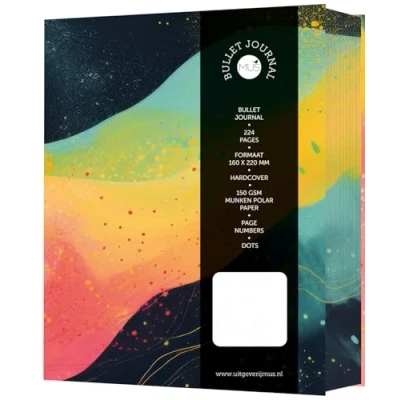 Afbeelding van MUS Bullet Journal Yellow Wave