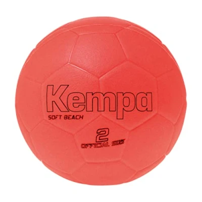 Afbeelding van KEMPA Soft Beach Handbal Bal Fluo Red Maat 2