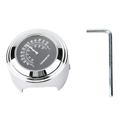 Afbeelding van Stuurthermometer, waterdicht motorstuur, fietshouder, temperatuurthermometer (zwart)
