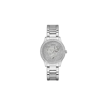 Afbeelding van Guess LADY IDOL Horloge silvercoloured, Dames, Maat: One Size, Silver coloured