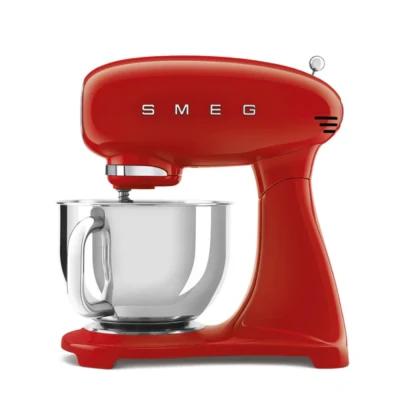 Afbeelding van Smeg Smf03rdeu Keukenmachine Inox Mengkom Volume 4,8 Liter Rood