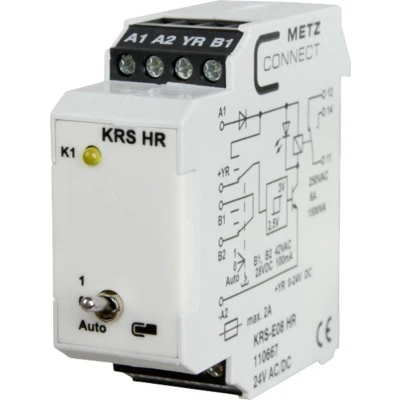 Afbeelding van Metz Connect 110667 Drempelwaardeschakelaar 24, 24 V/AC, V/DC (max) 1x wisselcontact 1 stuk(s)