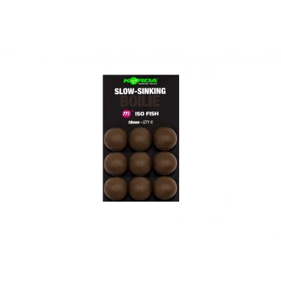 Afbeelding van Korda Slow Sinking Imiktatie Boilie Wafter ISO Fish 18mm (6 stuks) Hookbaits