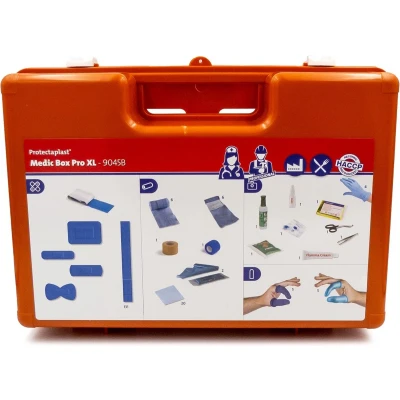 Afbeelding van Protectaplast Ehbo koffer Medic Box Pro Xl, Inhoud Tot 20 Personen Verbandtrommel