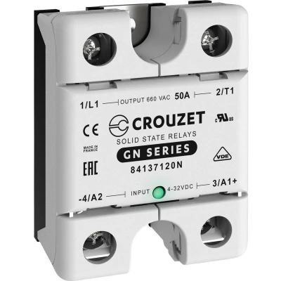 Afbeelding van Crouzet Halfgeleiderrelais 84137120N 50 A Schakelspanning (max.): 660 V/AC Schakelend bij overbelasting 1 stuk(s)