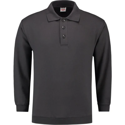Afbeelding van Tricorp Polosweater Boord Casual Donkergrijs Maat M