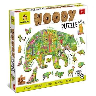 Afbeelding van Ludattica woody puzzel bos 48st