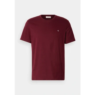 Afbeelding van Calvin Klein Jeans Solid TEE Tshirt basic, Heren, Maat: XS, Deep rouge