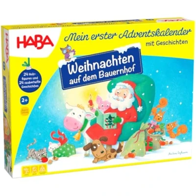 Afbeelding van HABA 303156 Mijn eerste adventskalender Kerstmis op de boerderij