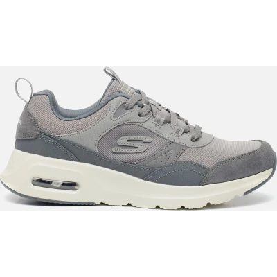 Afbeelding van Skechers Sport AIR Court Sneakers laag, Heren, Maat: 45, Grey Leer en textiel