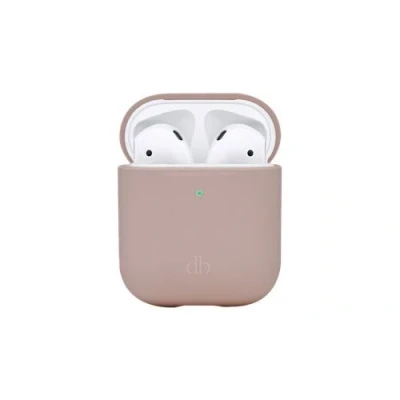 Image de dbramante1928 Costa Rica Étui pour écouteurs sans fil silicone, plastique recyclé sable rose Apple AirPods (2e génération)