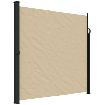 Afbeelding van vidaXL Windscherm uittrekbaar 200x500 cm beige