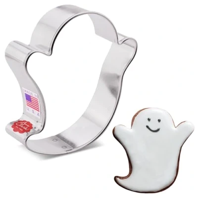 Afbeelding van Spook, Halloween koekjesvorm 7,6 cm Koekjesvormpjes van Ann Clark USA