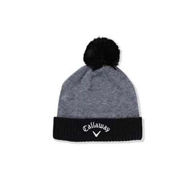 Afbeelding van Callaway Pom Beanie Grijs Zwart