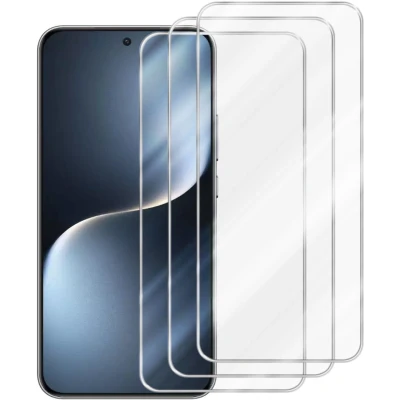Afbeelding van Cadorabo 3x Screenprotector geschikt voor Honor Magic 7 Beschermende Pantser Film in KRISTALHELDER Getemperd (Tempered) Display beschermend glas 9H hardheid met 3D Touch