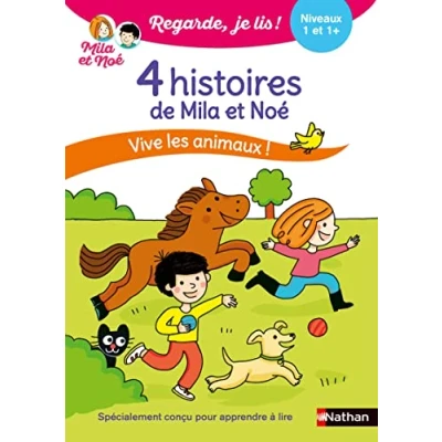 Afbeelding van 4 histoires de Mila et Noé: Vive les animaux