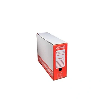Afbeelding van Exacompta 261009H 50x Boite archive d100 couleur rouge