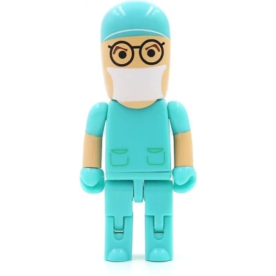 Afbeelding van Ulticool USB stick Dokter 16 GB Blauw Uniform