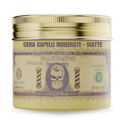 Image de BANDIDO Matte Wax Cire Cheveux Homme Effet Mat Gel Look Discret Coiffante Tenue Légère Pommade Volume et Texture Naturelle 125ml