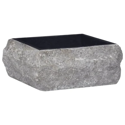 Afbeelding van Gootsteen 30x30x13 cm marmer zwart