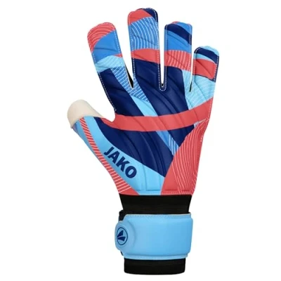 Afbeelding van JAKO River Supersoft RC Gants de gardien but unisexes, bleu ciel/bleu marine, taille 7,5