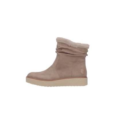 Afbeelding van Rieker Snowboots, Dames, Maat: 43, Braun Nubukleer