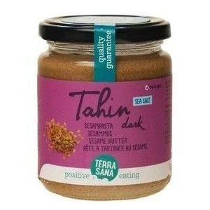 Afbeelding van TerraSana Tahin Sesampasta Dark Met Himalayazout 250GR