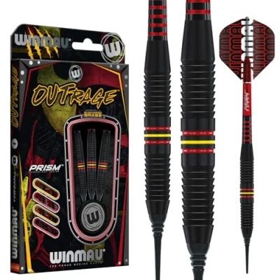 Afbeelding van WINMAU Outrage: Softip Dartpijlen Professioneel 16 gram vat/18 totaal gewicht