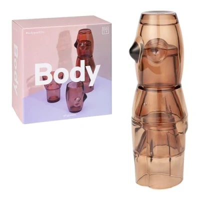 Afbeelding van DOIY Glazenset Body stapelbaar