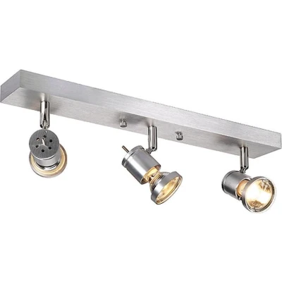 Afbeelding van SLV Asto Spot III 147443 Plafondspot Halogeen GU10 225 W Aluminium (geborsteld)