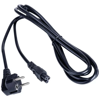 Afbeelding van Akyga Stroom Adapterkabel [1x Randaarde stekker 1x Apparaatbus C5] 3.00 m Zwart