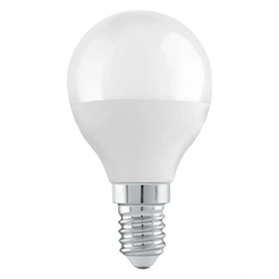 Afbeelding van EGLO E14 Ledlamp, trapsgewijs dimbaar, van ondoorzichtig glas, druppelvorm, 4,9 watt (komt overeen met 40 watt), 470 lumen, warm wit, 3000 Kelvin, P45, Ø 4,5 cm