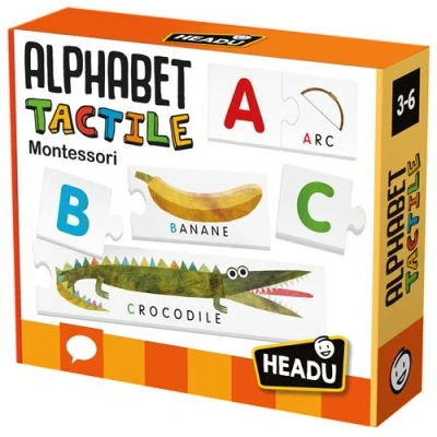Image de Jeu de découverte Headu Alphabet Tactile Montessori