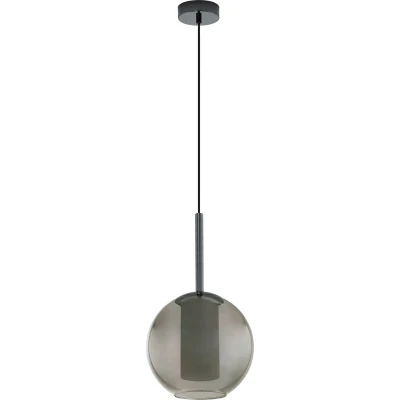 Afbeelding van EGLO TINDARI hangende plafondverlichting Harde montage Zwart E27