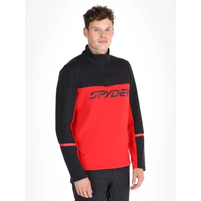 Afbeelding van Spyder Speed Fleece 1/2 Zip Heren Skipully (maat: S/48, Rood)