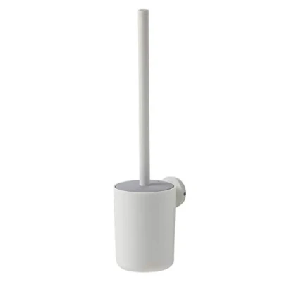 Image de Tiger Porte brosse WC, Acier Inoxydable, Blanc, 9,5 x 38,4 11,7 cm