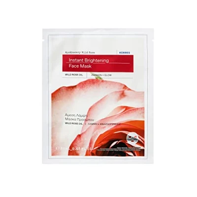 Afbeelding van Korres Apothecary WILD ROSE Instant Brightening FACE MASK Masker, Maat: 20 ml,
