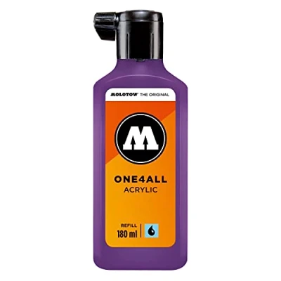 Afbeelding van Molotow ONE4ALL™ 180ml Violet navul Inkt op acrylbasis
