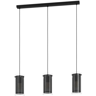 Afbeelding van EGLO Pinto Textil 1 Hanglamp E27 82 cm Zwart