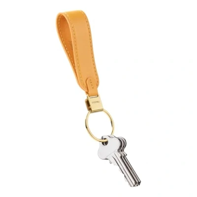 Afbeelding van Orbitkey Loop Keychain Leather orange