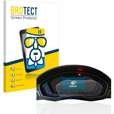 Afbeelding van BROTECT Screenprotector voor Audi A4 B9 2017 Virtual Cockpit Folie Beschermfolie Beschermglas transparant