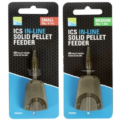 Afbeelding van Preston ICS In Line Solid Pellet Feeder Maat : Medium 20g