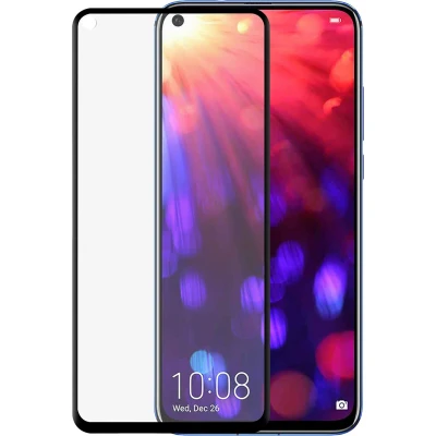 Afbeelding van Bigben Connected, Schermbeschermer voor Honor View 20 van 2,5D antikras gehard glas, Doorzichtig zwart