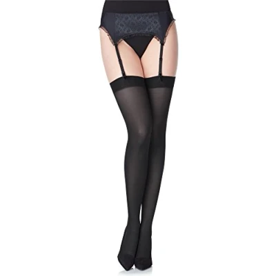 Afbeelding van Merry Style MS GB 799 Dames Hold Up Kousen 40 Denier licht glanzend elastisch Polyamide Nero XS / S