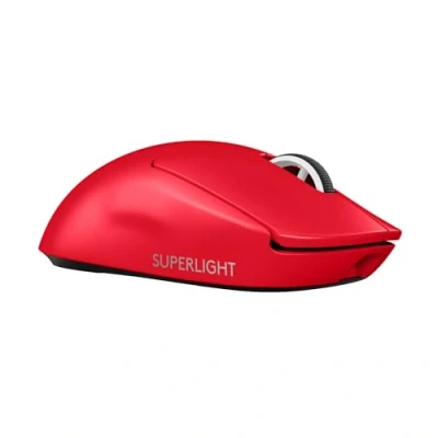Image de Logitech g Pro X SUPERLIGHT 2 SE, souris gaming sans fil, Grade 60 avec 5 boutons programmables, capteur 44 000 DPI, taux de rapport 8 kHz, recharge USB C pour PC/Mac Rouge