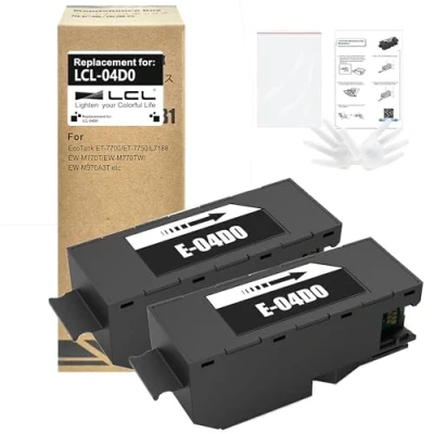 Afbeelding van LCL 04D0 T04D0 C13T04D000 Ink Maintenance Box (onderhoudsdoos) vervanging voor Epson EcoTank ET 7700 7750 L7188 (2 stuks)